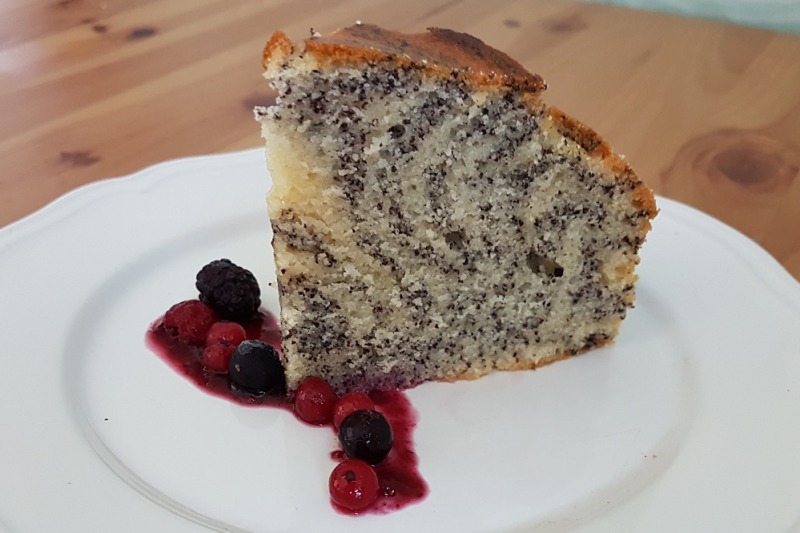 MAKOVÁ MRAMOROVÁ TORTA