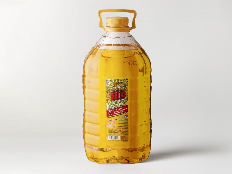  Sungarden BIO panenský slnečnicový olej na vyprážanie a fritovanie, 5 l