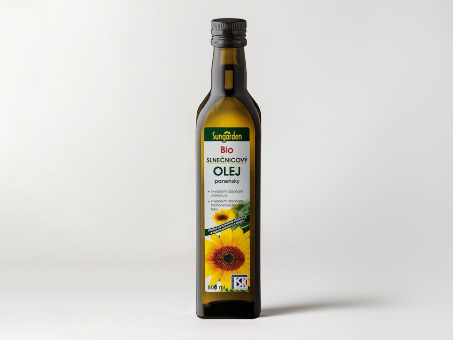 Sungarden BIO panenský slnečnicový olej, 500 ml