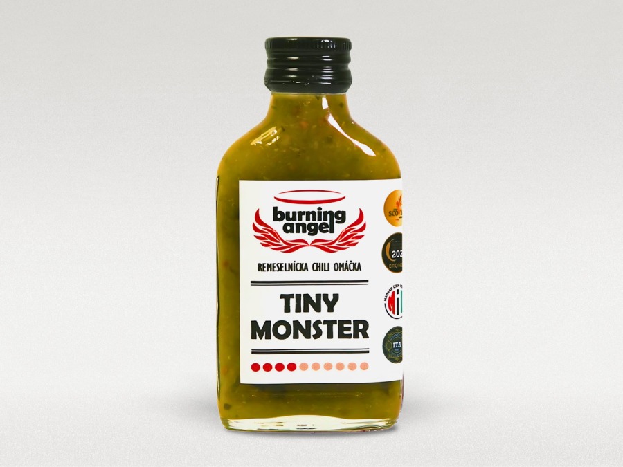 Burning Angel chilli omáčka Tiny Monster, 100 ml