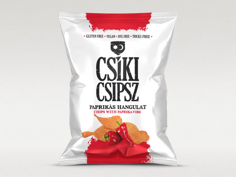 Zemiakové lupienky Csíki Csipsz paprikové, 70 g