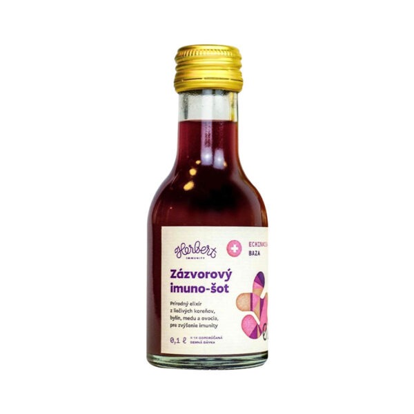 Zázvorový imuno-šot Echinacea+Baza 100ml Zázvorový imuno-šot Echinacea+Baza 100ml