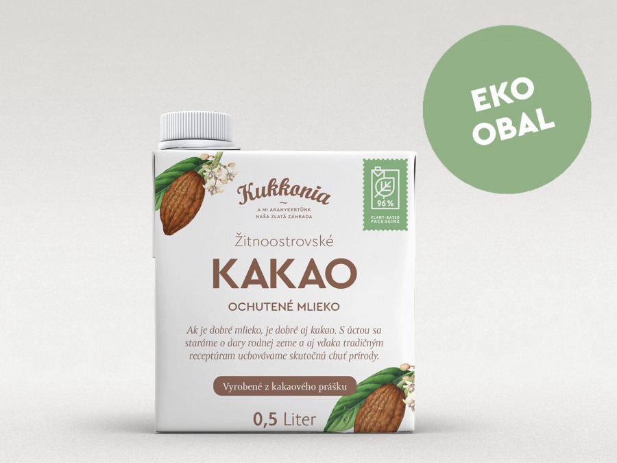 Kukkonia ochutené mlieko 3,3% - kakao, 0,5 l