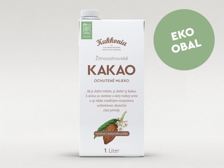 KUKKONIA ÍZESÍTETT TEJ 3,3% - KAKAÓ / 1 l