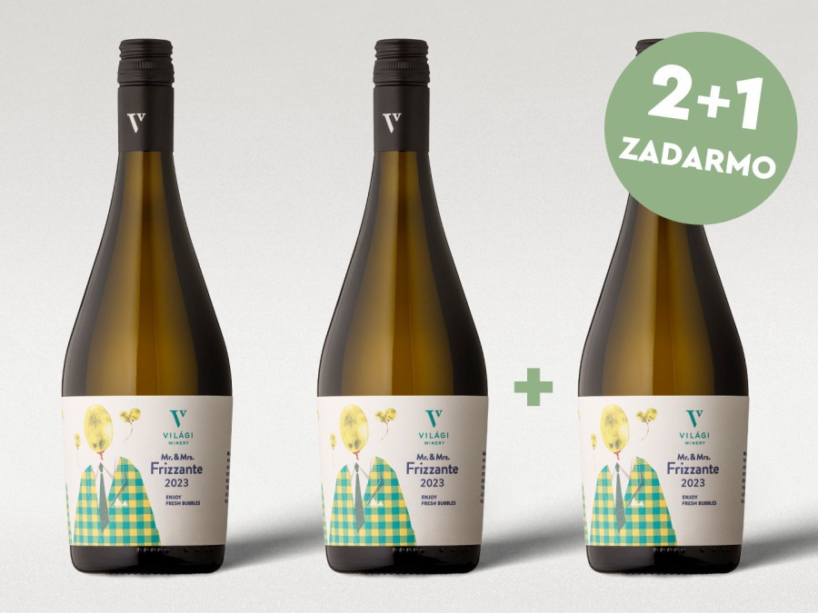 Limitovaná edícia 3-pack Mr. &amp; Mrs. Frizzante, 2023