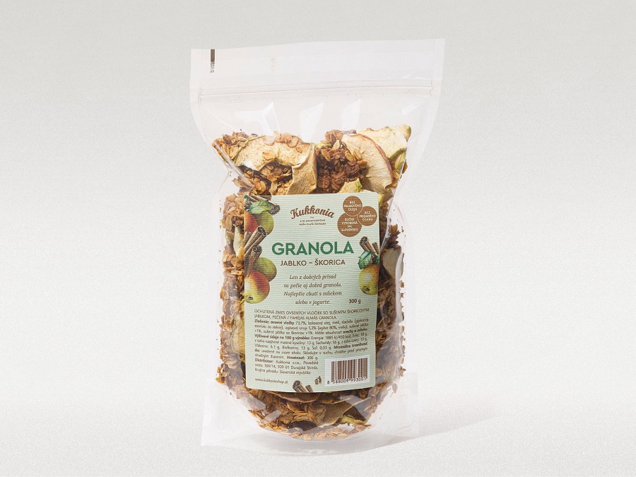 GRANOLA jablko-škorica, 300 g