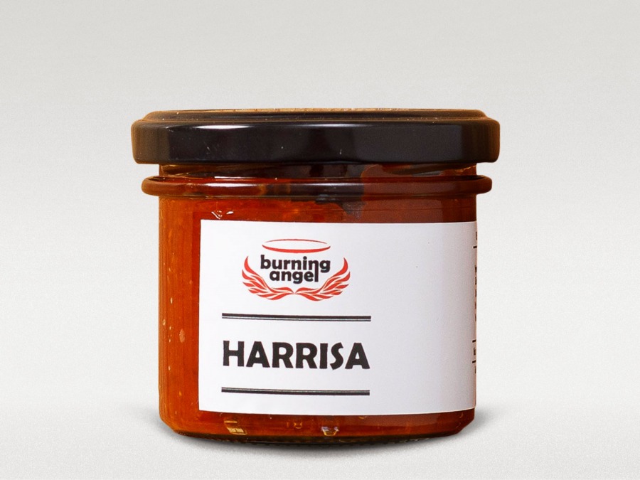Burning Angel chilli omáčka Harissa, 125 ml