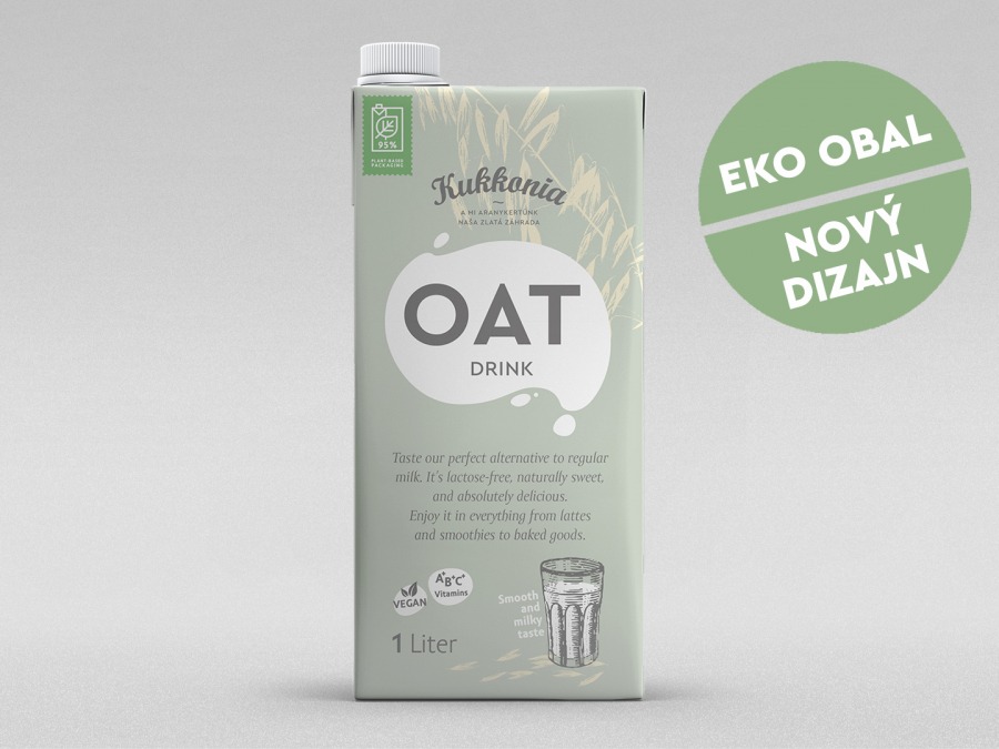 Ovsený nápoj - OAT drink KUKKONIA, 1 l