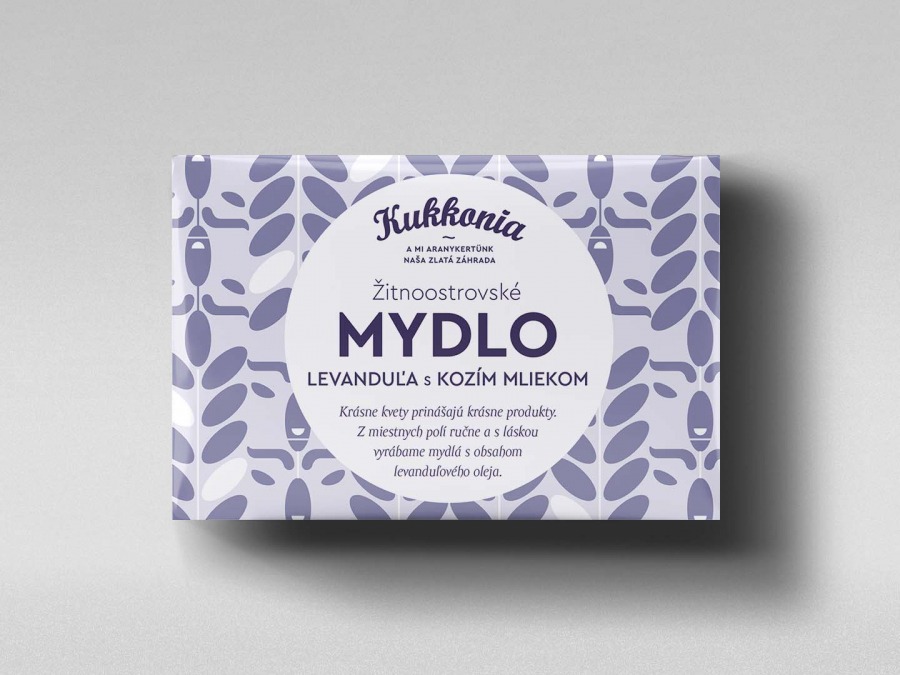 Levanduľové mydlo s kozím mliekom Kukkonia, 100 g