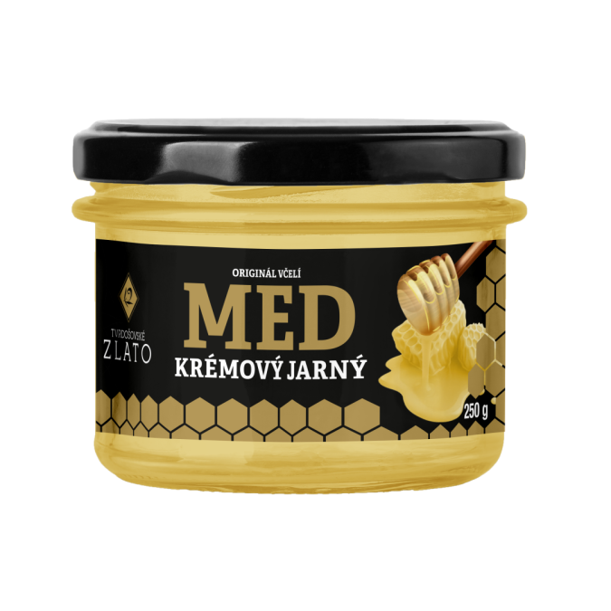 Včelí med jarný krémový, 250 g