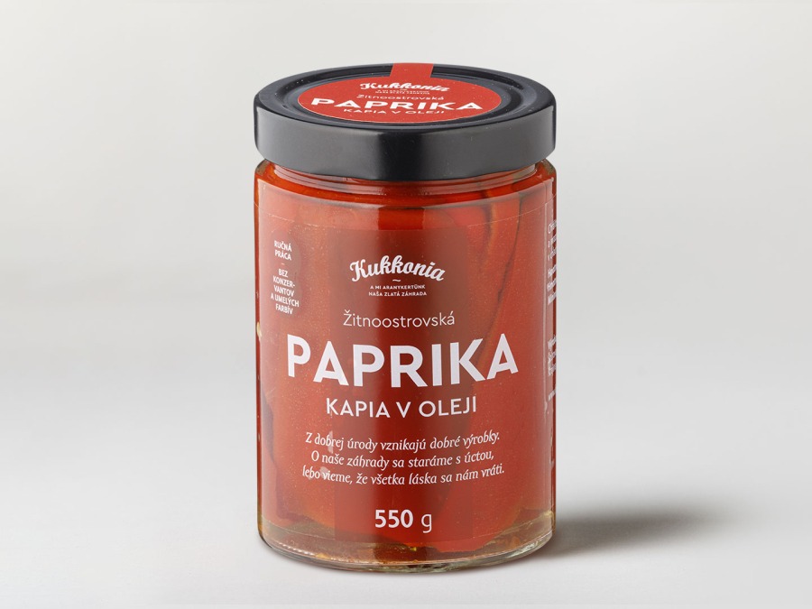 Kukkonia paprika kápia v oleji, 550 g