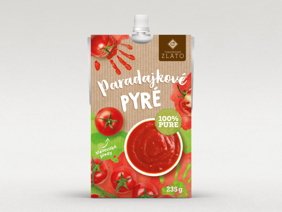 100% paradajkové pyré, 235 g 