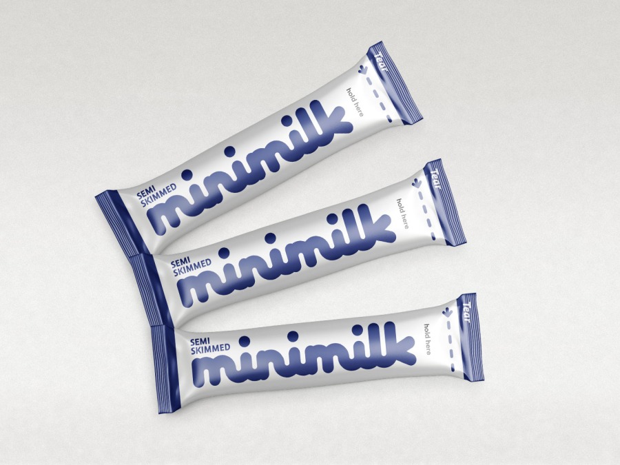 MINIMILK trvanlivé mlieko do kávy polotučné 1,5%, 10ml (240ks)