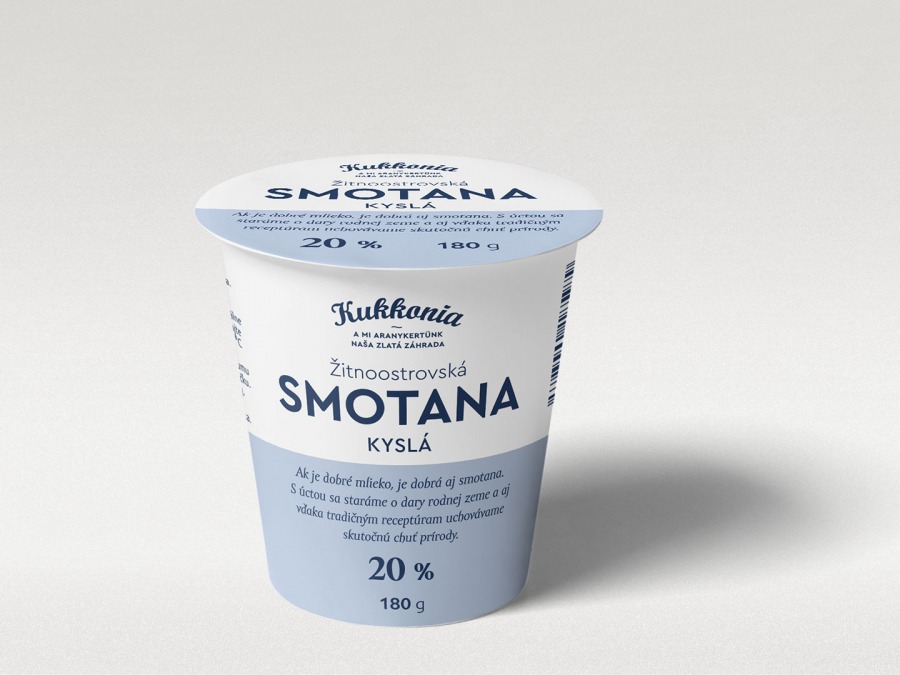 Kukkonia tejföl 20%, 180 g 