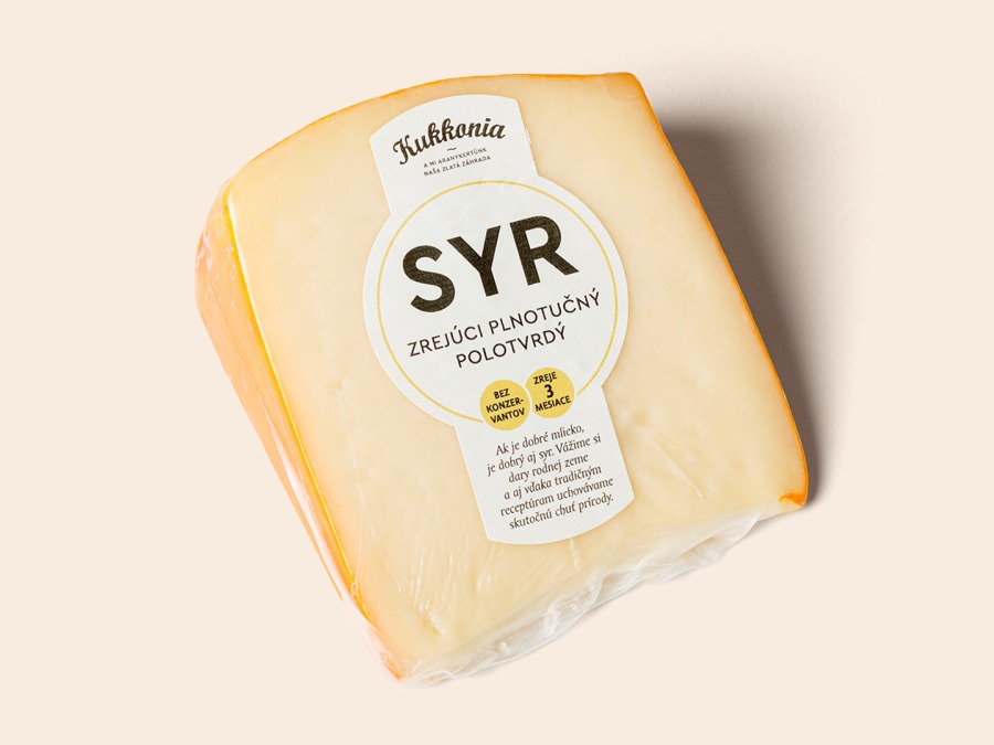 Kukkonia zrejúci plnotučný polotvrdý syr, cca. 250 g