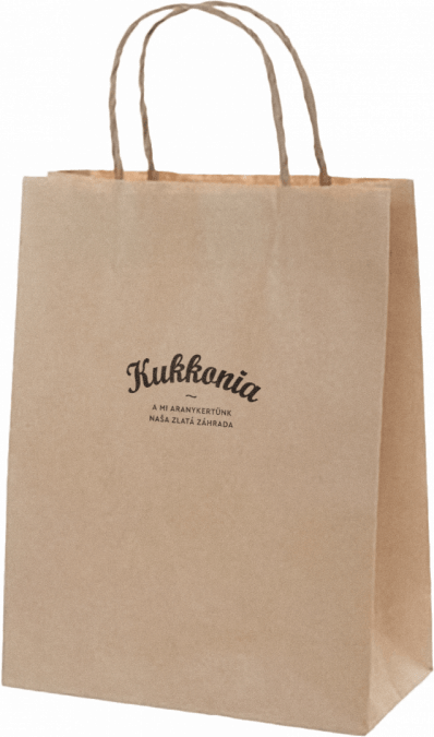 Malá papierová taška s logom Kukkonia