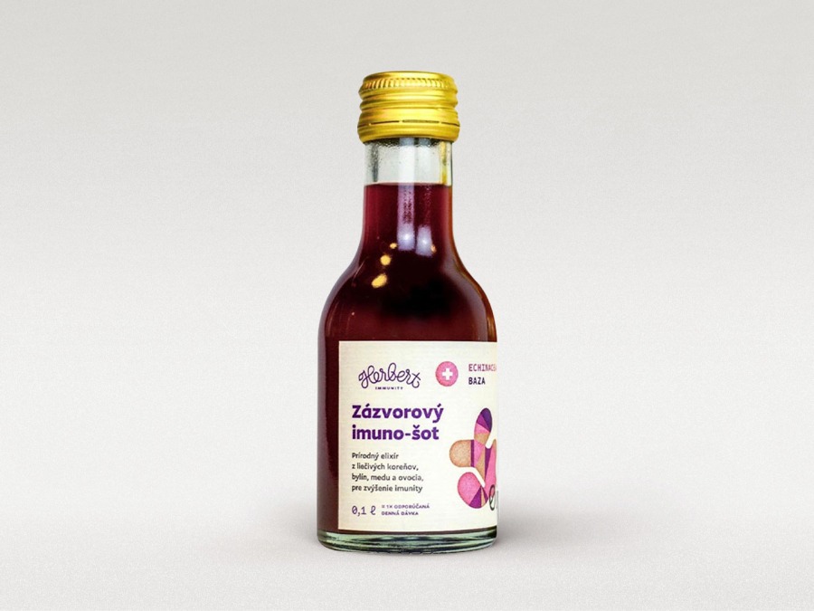 Zázvorový imuno-shot Echinacea+Baza, 100ml Zázvorový imuno-shot Echinacea+Baza, 100ml