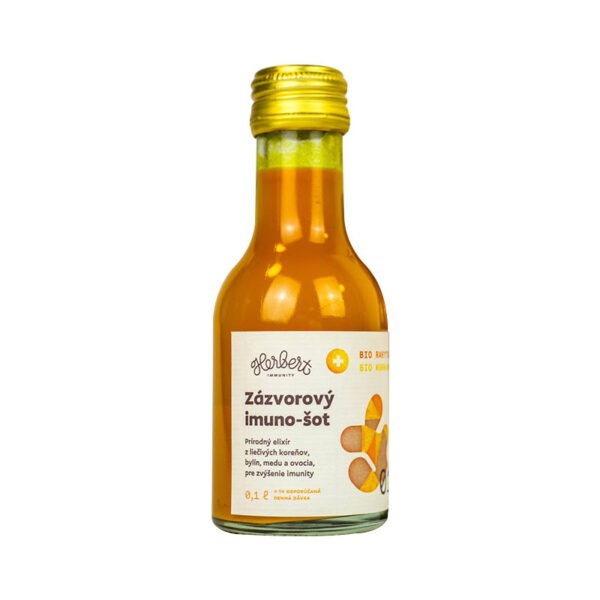 Zázvorový imuno-šot Rakytník+Kurkuma 100 ml Zázvorový imuno-šot Rakytník+Kurkuma 100 ml