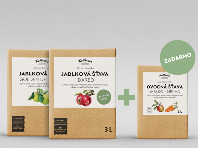 2+1 Kukkonia 100% jablková šťava