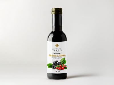 Bio šťava arónia-šípka, 185 ml