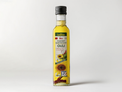 Sungarden BIO slnečnicový olej ochutený chilli a cesnakom, 250 ml