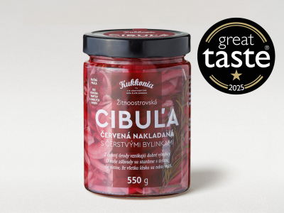 Savanyított vöröshagyma édes-savanyú lében 550g