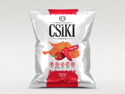 Zemiakové lupienky Csíki Csipsz paprikové, 60 g