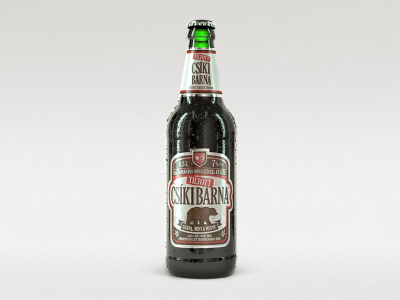 Pivo tmavé Tiltott Csíki barna sör 7% alk., 500 ml