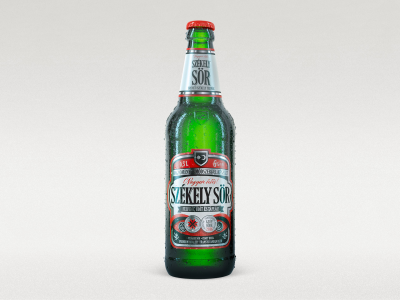 Pivo svetlé Székely Sör 6% alk., 500 ml