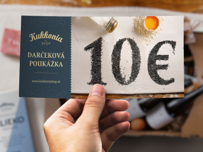 AJÁNDÉKUTALVÁNY 10 EUR