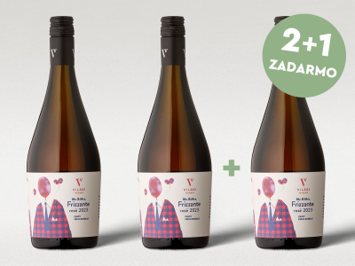 Limitovaná edícia 3-pack Mr. &amp; Mrs. Frizzante rosé, 2023