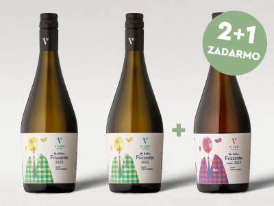 Limitovaná edícia 2 Mr. &amp; Mrs. Frizzante + 1 Mr. &amp; Mrs. Frizzante rosé , 2023