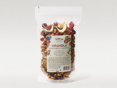 Mogyorós granola gyümölcsökkel, 300 g