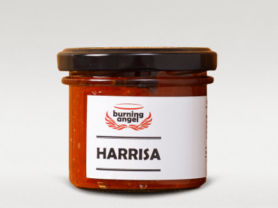 Chili omáčka Burning Angel - Harissa / 125 ml