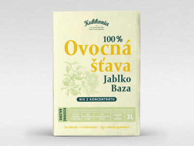 100 % gyümölcslé alma-bodza, 3 l 