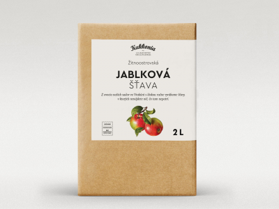 Kukkonia 100% jablková šťava, 2 l 