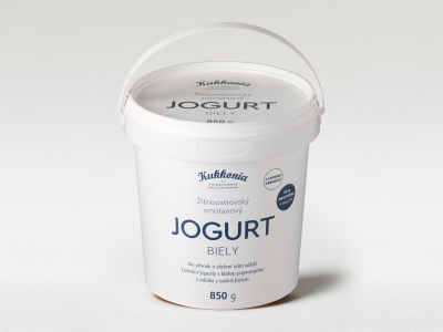 Tejfehérjével dúsított krémes Kukkonia fehér joghurt, 850 g