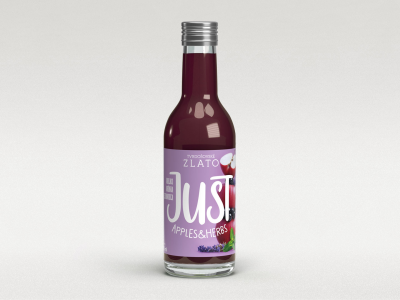 JUST APPLES&amp;HERBS Jablko-arónia-levanduľa, 250 ml