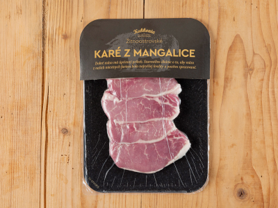 Bravčové karé plátky z mangalice SKIN VB, cca 300 g