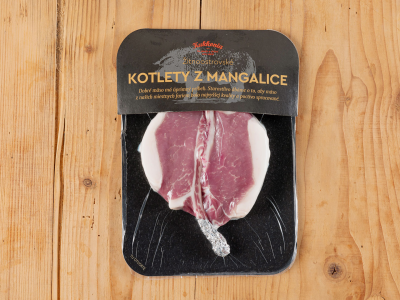 Bravčové kotlety z mangalice, cca 400 g