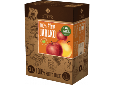 Jablková šťava 100% / 3 l Jablková šťava 100% / 3 l