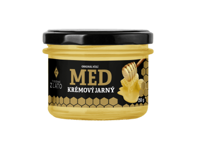 Včelí med jarný krémový, 250 g