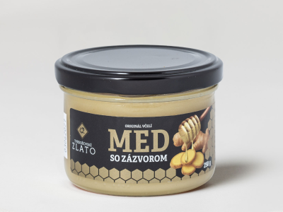 Med s bio zázvorom, 250 g