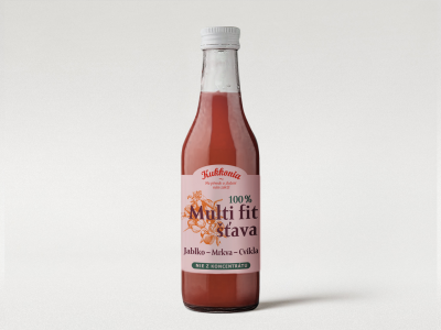 100 % Multi fit šťava jablko-mrkva-cvikla, 250 ml