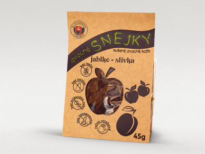 Ovocné SNEJKY - jablko-slivka, 45 g