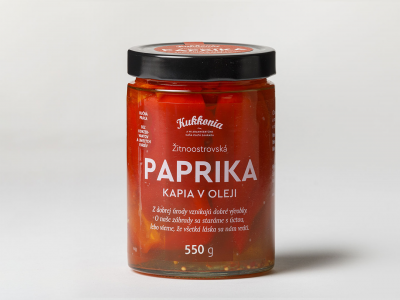 Kukkonia paprika kápia v oleji, 550 g