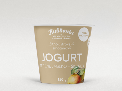 Tejfehérjével dúsított sült alma és fahéj ízű tejszínes joghurt 150 g 