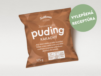 Kukkonia sušený mliečny puding - kakaový, 125 g