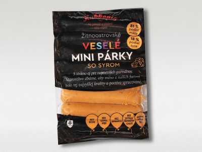 Veselé mini párky so syrom Veselé mini párky so syrom