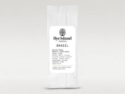 Zrnková káva Rye Island Roastery BRASIL, 100 g